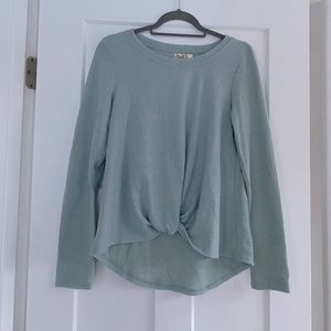 Cozy mint/teal long sleeve size S